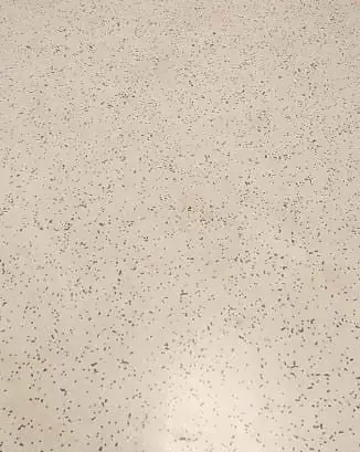 Speckled chip vinyl finish